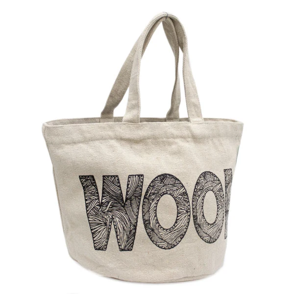 Breitas Beuteltasche aus Wolle
