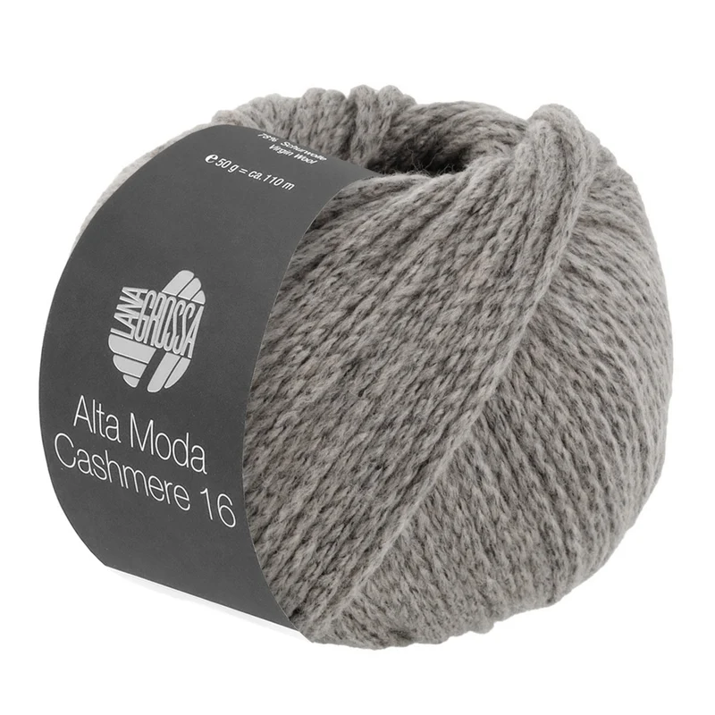 Lana Grossa Alta Moda Cashmere 16 075 Steingrau