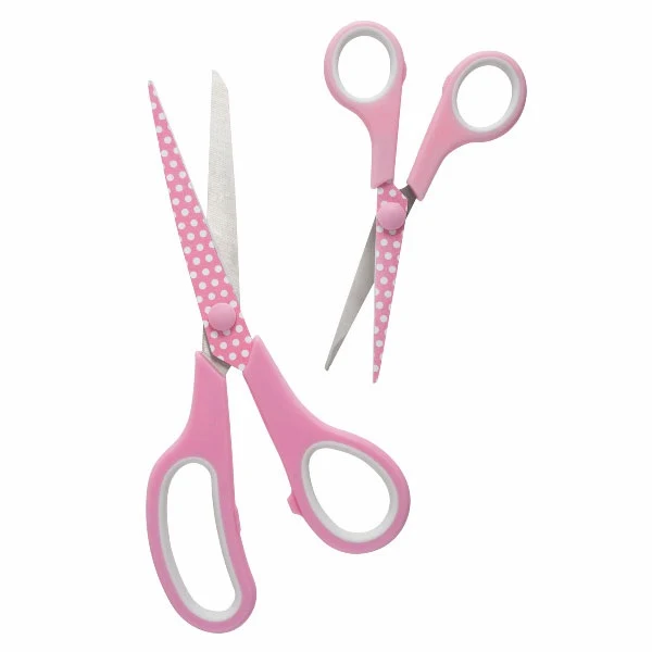 Hemline-Set: Stoffschere (21 cm) & Stickschere (13,5 cm) – Pink