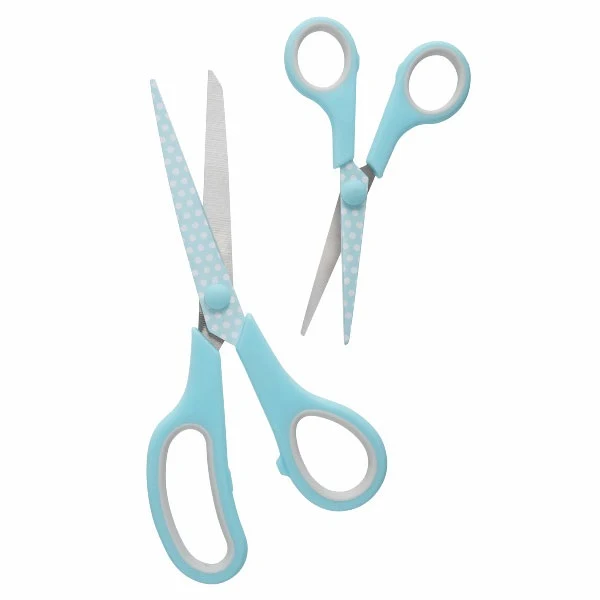 Hemline-Set: Stoffschere (21 cm) & Stickschere (13,5 cm) Blau