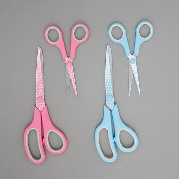 Hemline-Set: Stoffschere (21 cm) & Stickschere (13,5 cm) Blau