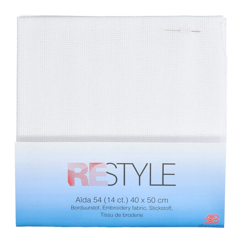 Restyle-Stickstoff Aïda 54 (14 ct.) 009 Weiß