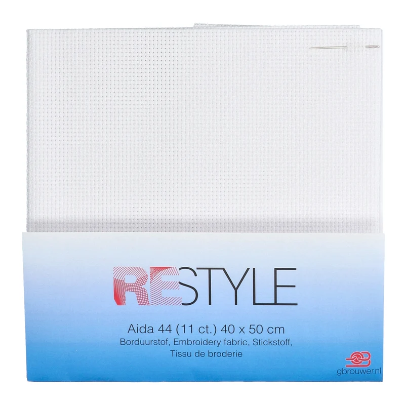 Restyle-Stickstoff Aïda 44 (11 ct.) 009 Weiß