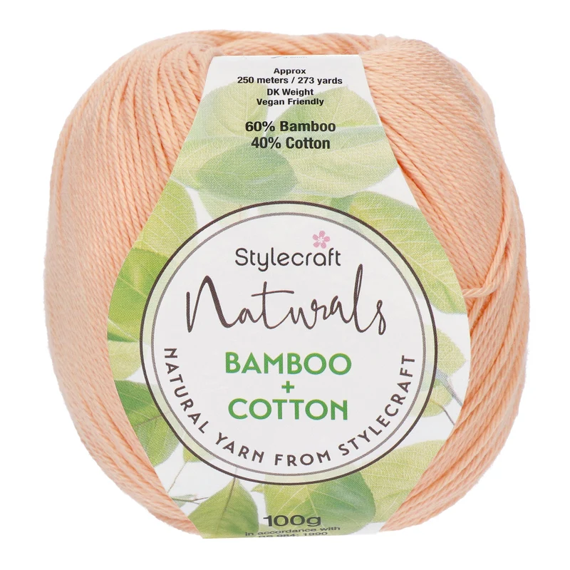 Stylecraft Naturals – Bamboo + Cotton DK 7130 Apricot