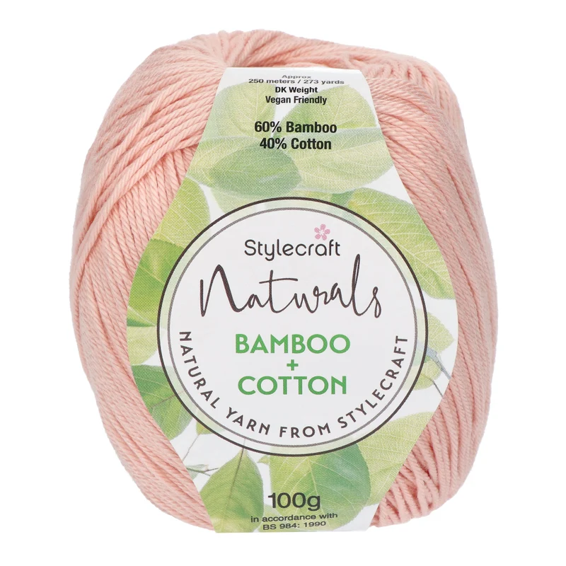 Stylecraft Naturals – Bamboo + Cotton DK 7131 Peach