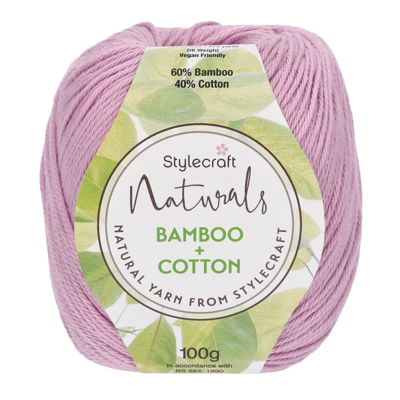 Stylecraft Naturals – Bamboo + Cotton DK 7137 Lilac