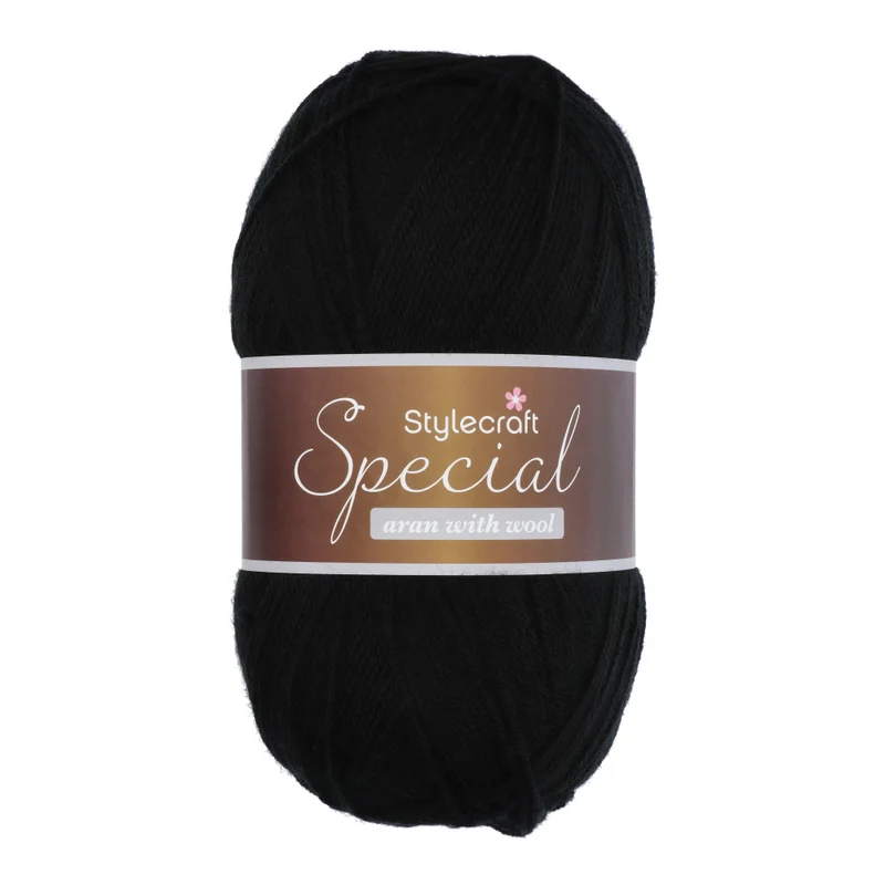 Stylecraft Special Aran mit Wolle 3371 Schwarz