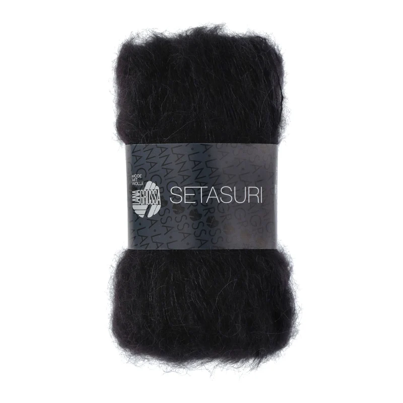 Lana Grossa Setasuri 020 Schwarz