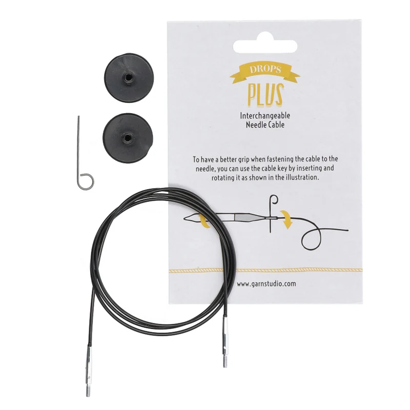 DROPS Plus-Kabel, 100 cm, für austauschbare Rundstricknadeln