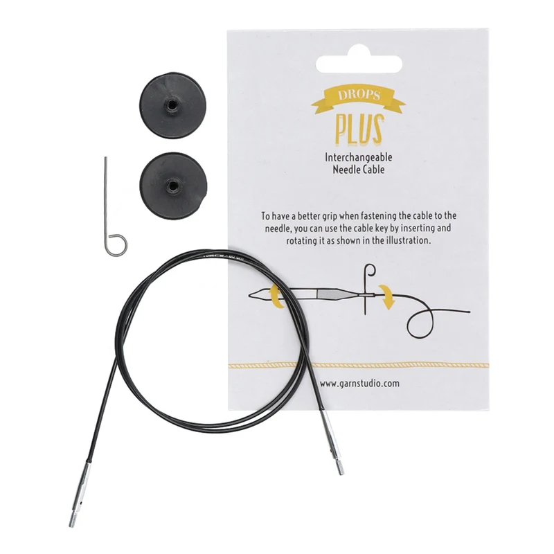 DROPS Plus-Kabel, 80 cm, für austauschbare Rundstricknadeln