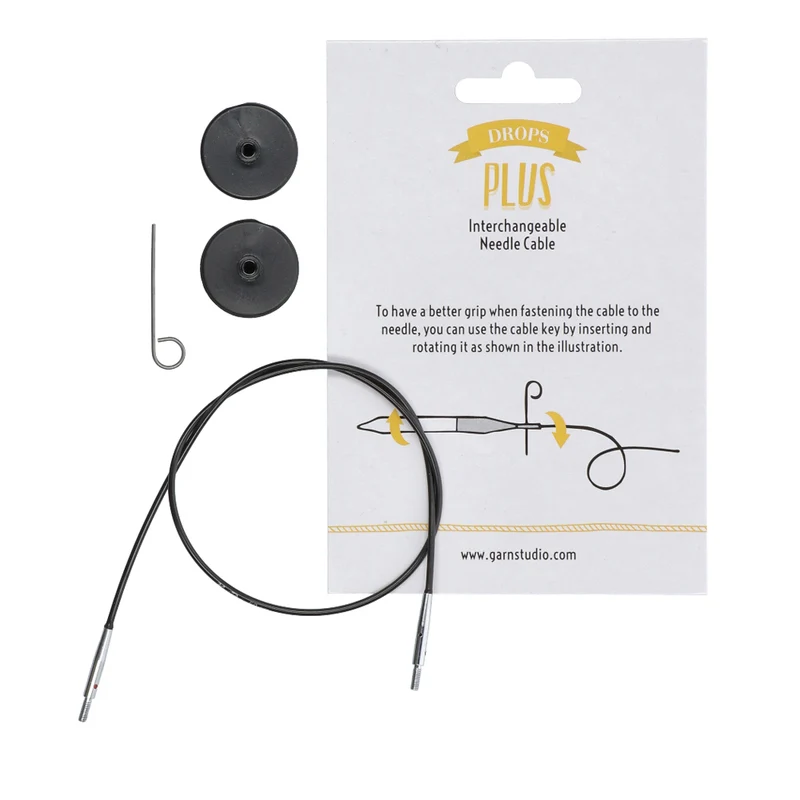 DROPS Plus-Kabel, 60 cm, für austauschbare Rundstricknadeln