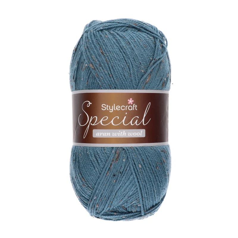 Stylecraft Special Aran with Wool – Nepp-Farbtöne 3391 Atlantic Blue Nepp