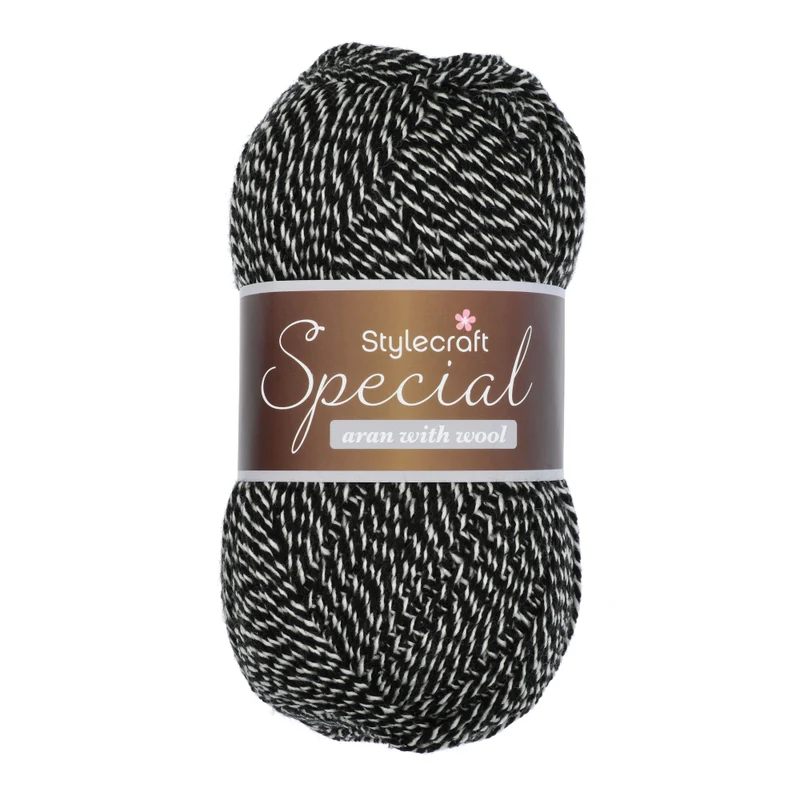 Stylecraft Special Aran with Wool – Melierte Farbtöne 5512 Magpie Marl
