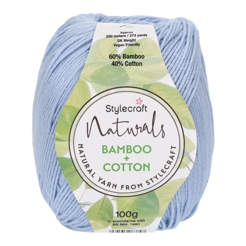Stylecraft Naturals – Bamboo + Cotton DK 7139 Wedgwood