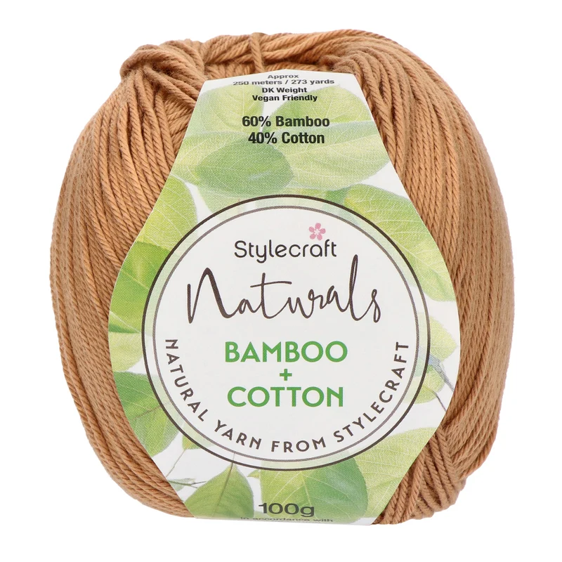 Stylecraft Naturals – Bamboo + Cotton DK 7147 Nutmeg