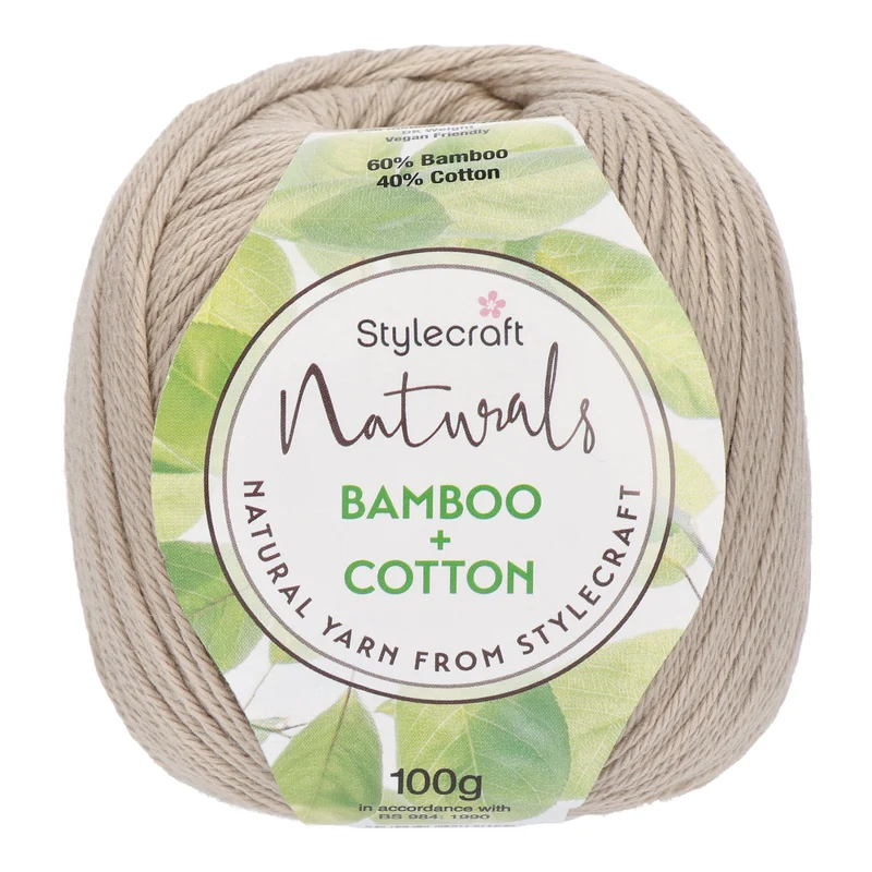 Stylecraft Naturals – Bamboo + Cotton DK 7146 Natural