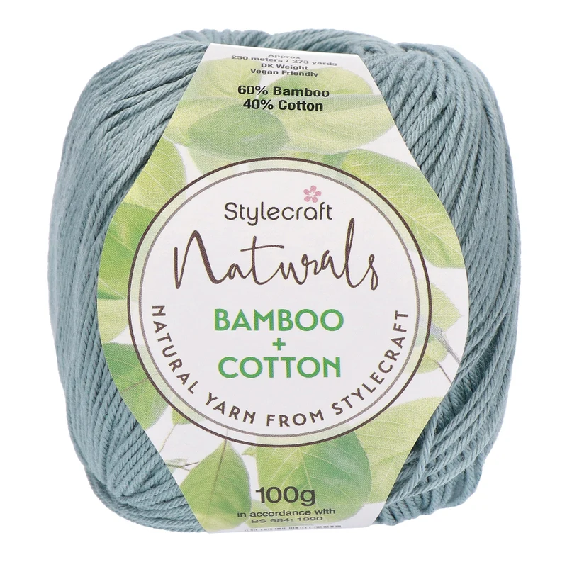 Stylecraft Naturals – Bamboo + Cotton DK 7145 Ocean