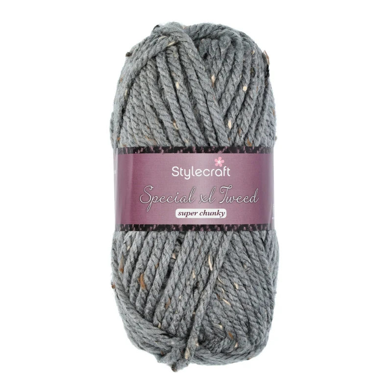 Stylecraft Special XL Tweed Super Chunky 1099 Grau