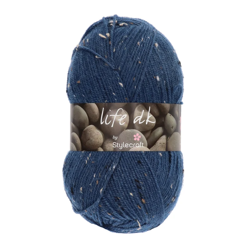 Stylecraft Life DK – Nepp-Farbtöne 3523 Indigo Nepp