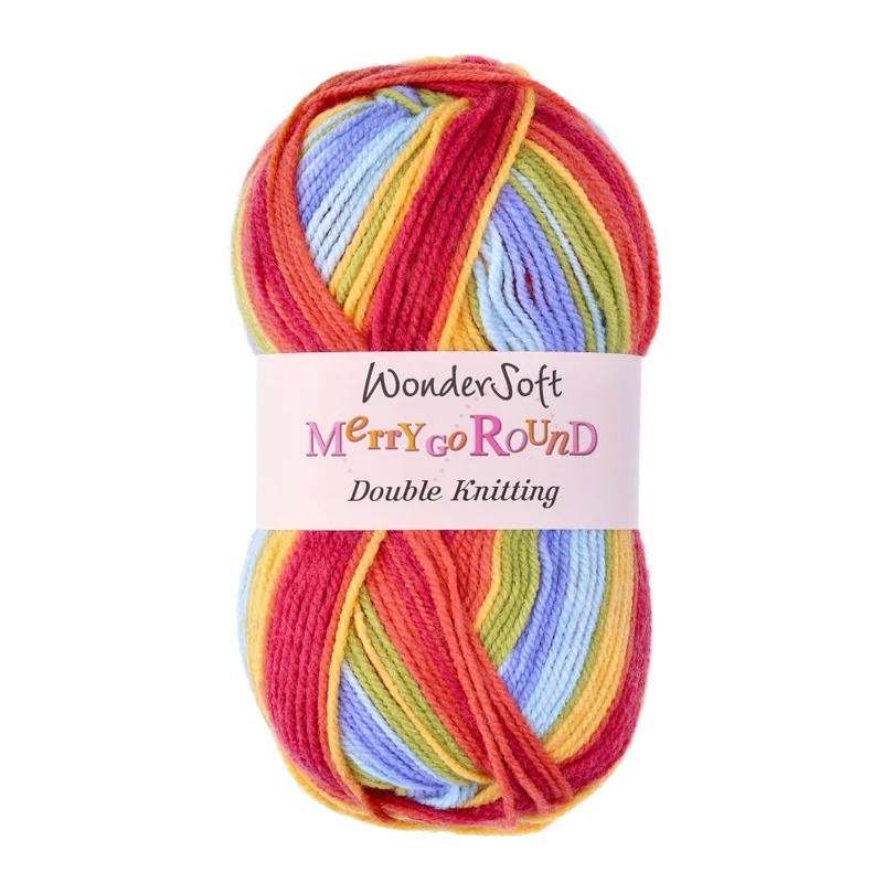 Stylecraft Wondersoft Merry Go Round DK 3154 Pastell-Regenbogen
