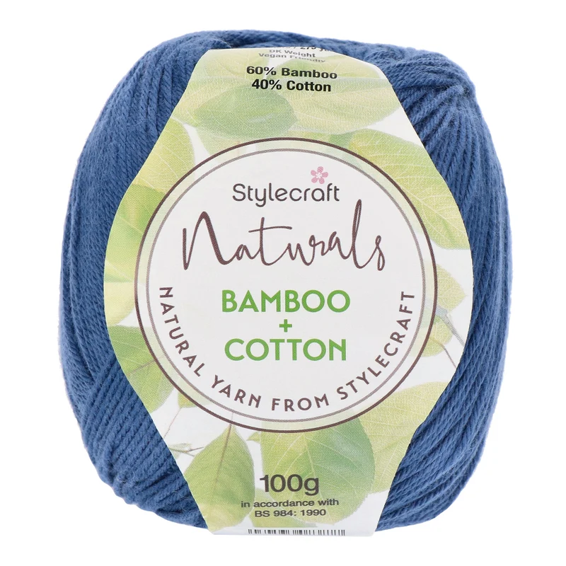 Stylecraft Naturals – Bamboo + Cotton DK 7152 Indigo