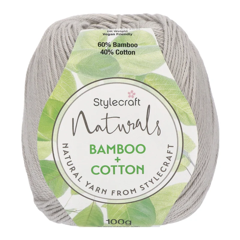 Stylecraft Naturals – Bamboo + Cotton DK 7150 Dove