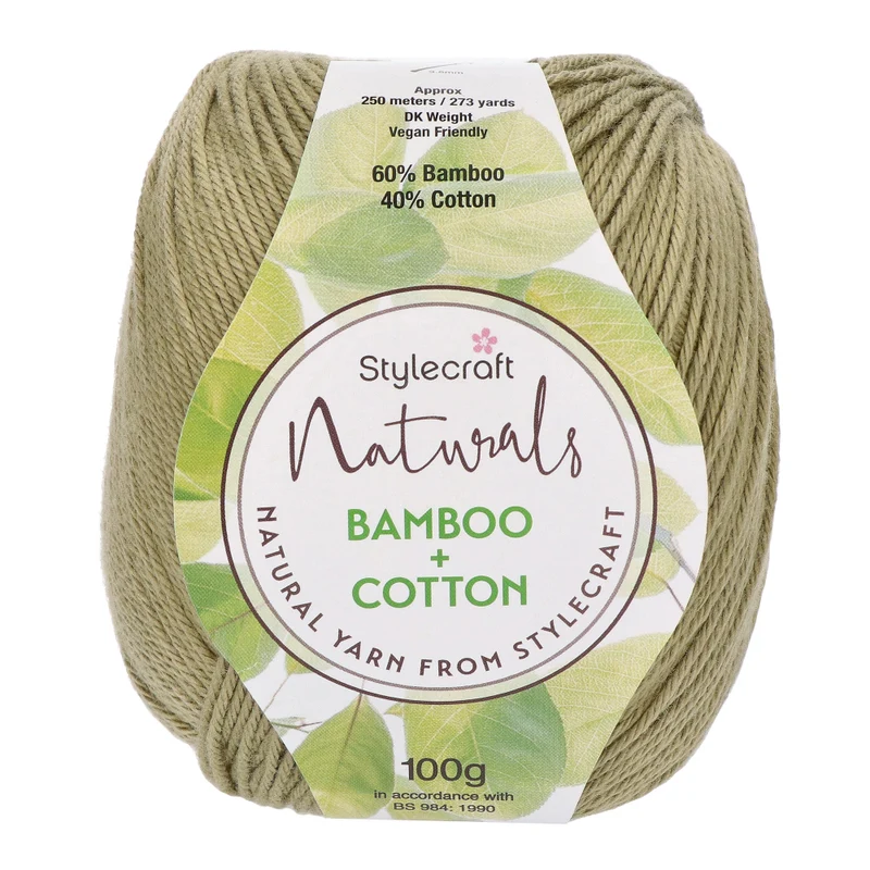 Stylecraft Naturals – Bamboo + Cotton DK 7156 Thyme