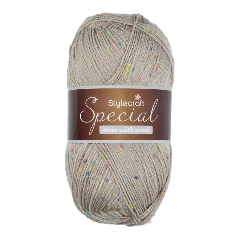 Stylecraft Special Aran with Wool – Nepp-Farbtöne 2494 Grey Jazz Nepp