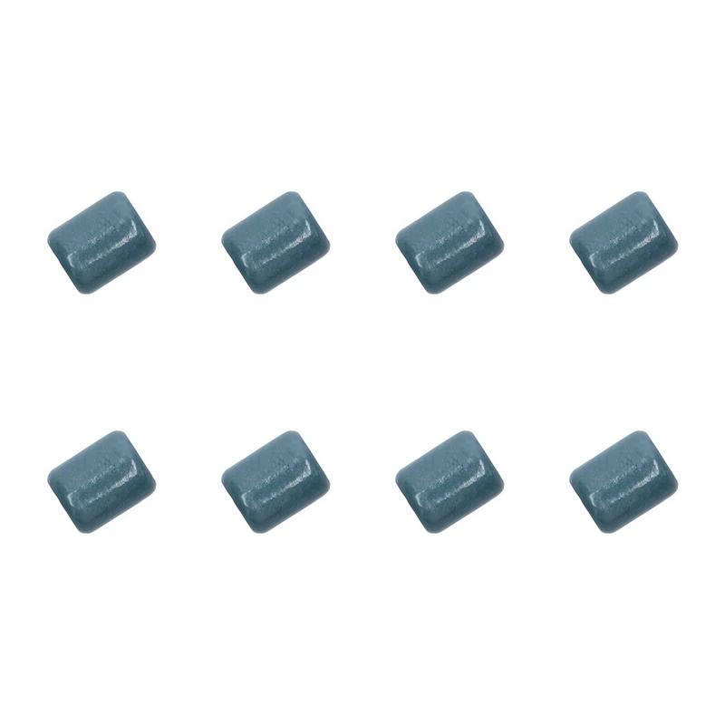 Rico Makramee Holzperlen 20 x 24 mm, Teal – 8 Stück
