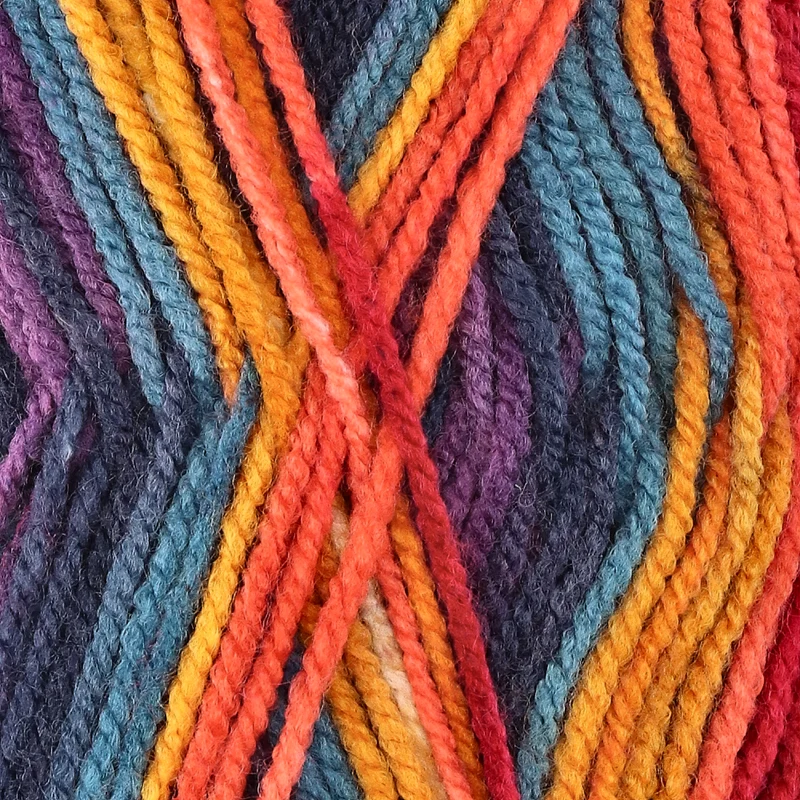 Stylecraft Wondersoft Merry Go Round DK 3153 Dark Rainbow