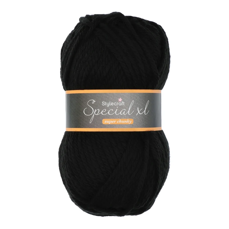 Stylecraft Special XL Super Chunky 1002 Schwarz