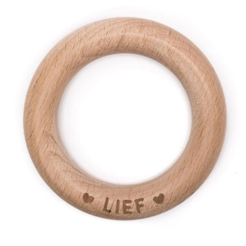 Durable Beißring aus Holz „Lief“