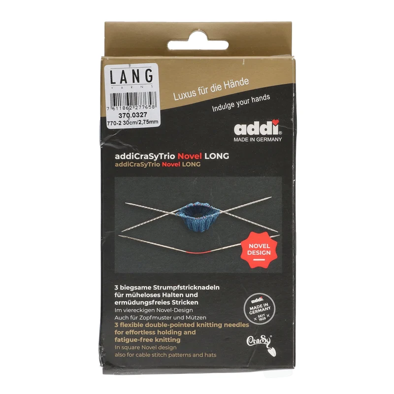 addi CraSyTrio Novel Stricknadeln 30 cm – 2,75 mm