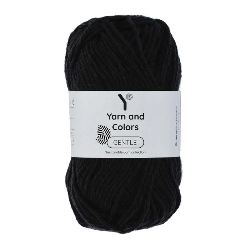 Yarn and Colors Gentle 100 Schwarz