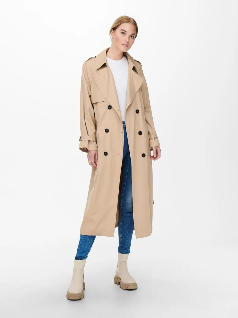 ONLCHLOE TRENCHCOAT DOUBLE B. OTW NOOS