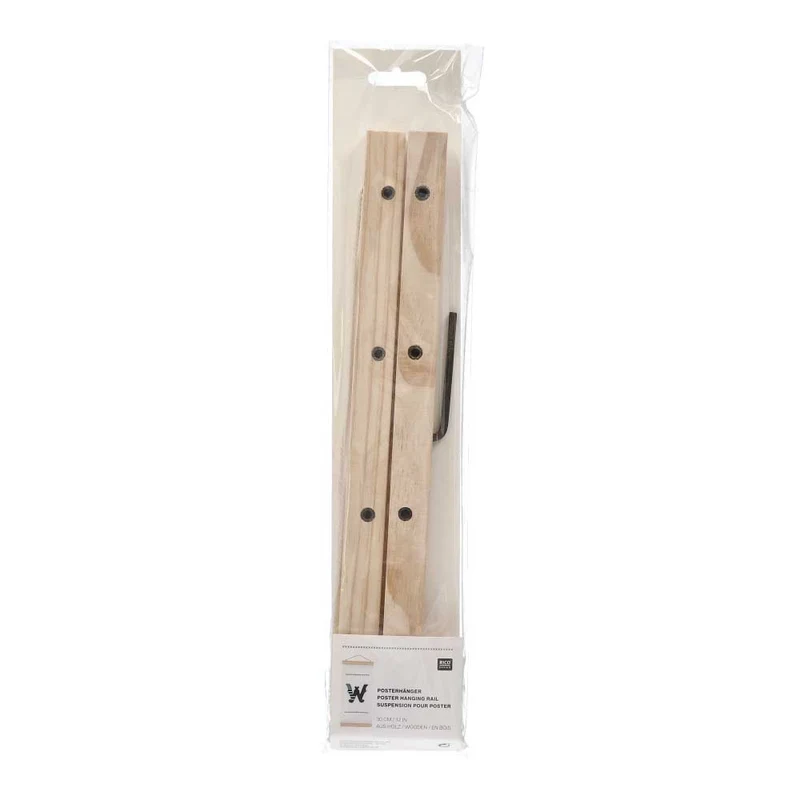 Rico Posterhalter aus Holz, 30 cm