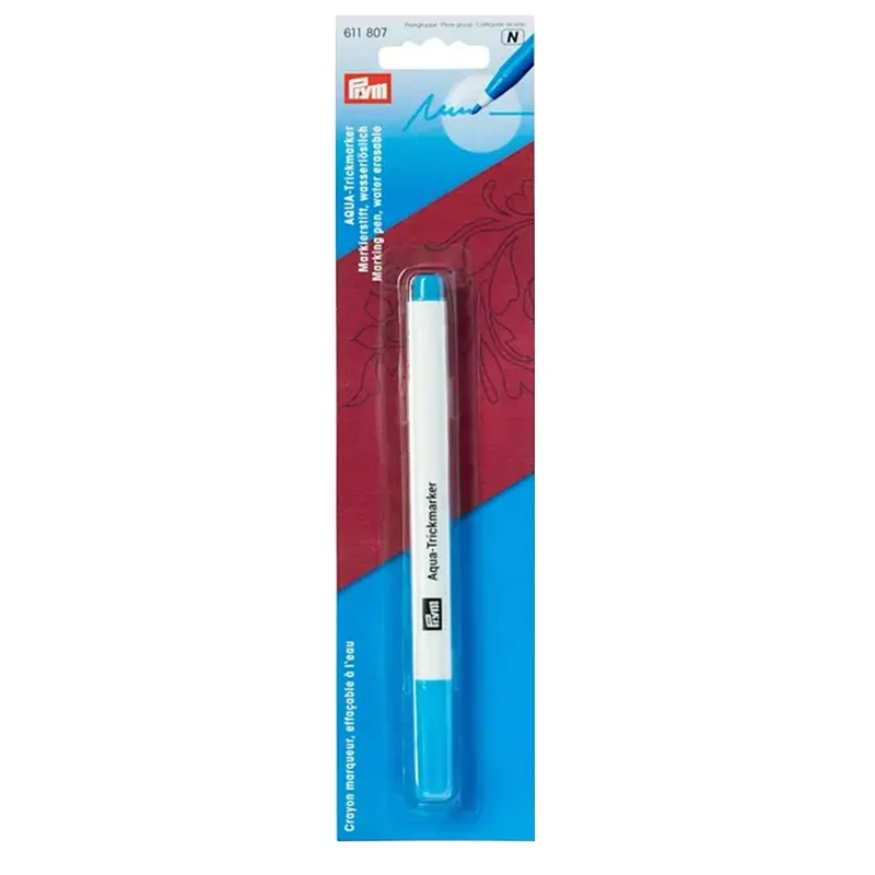 Prym Aqua Markierstift Trick Marker, auswaschbar, Blau