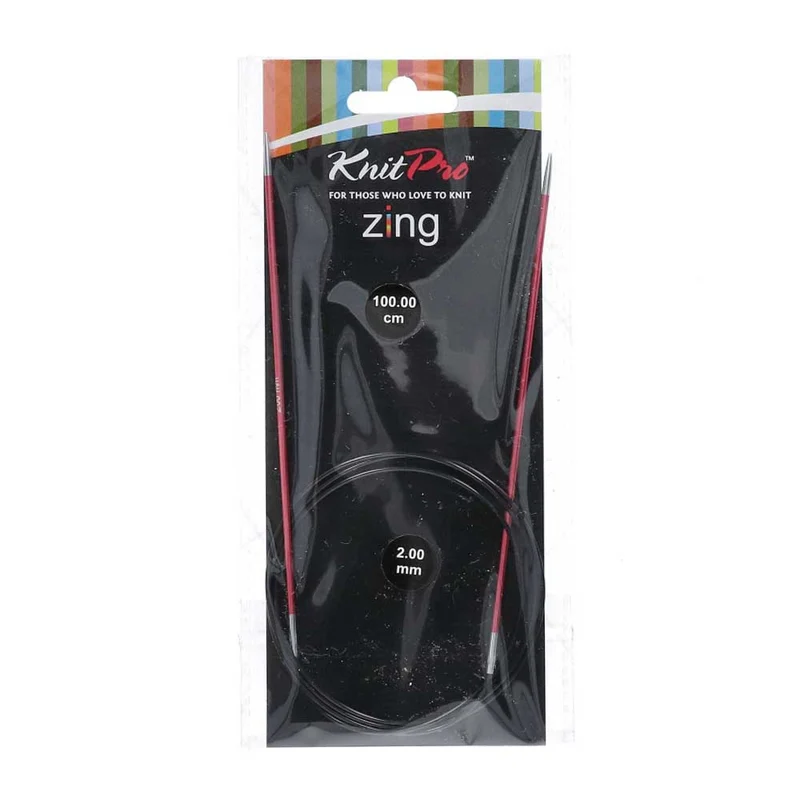 KnitPro Zing Rundstricknadeln 100 cm, 2,00 mm