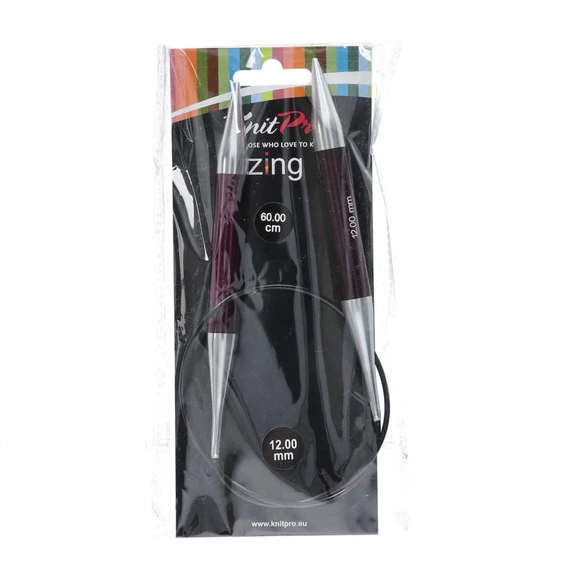 KnitPro Zing Rundstricknadeln 60 cm, 12,00 mm
