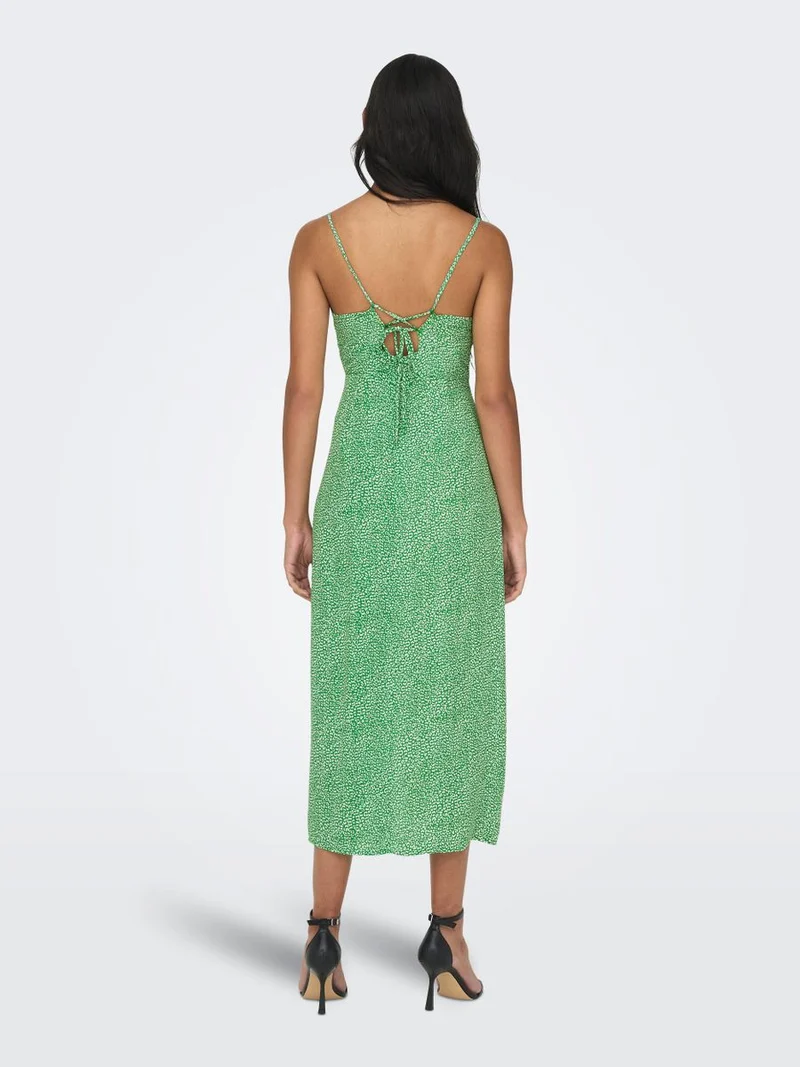 ONLLEONORA STRAP MIDI DRESS PTM
