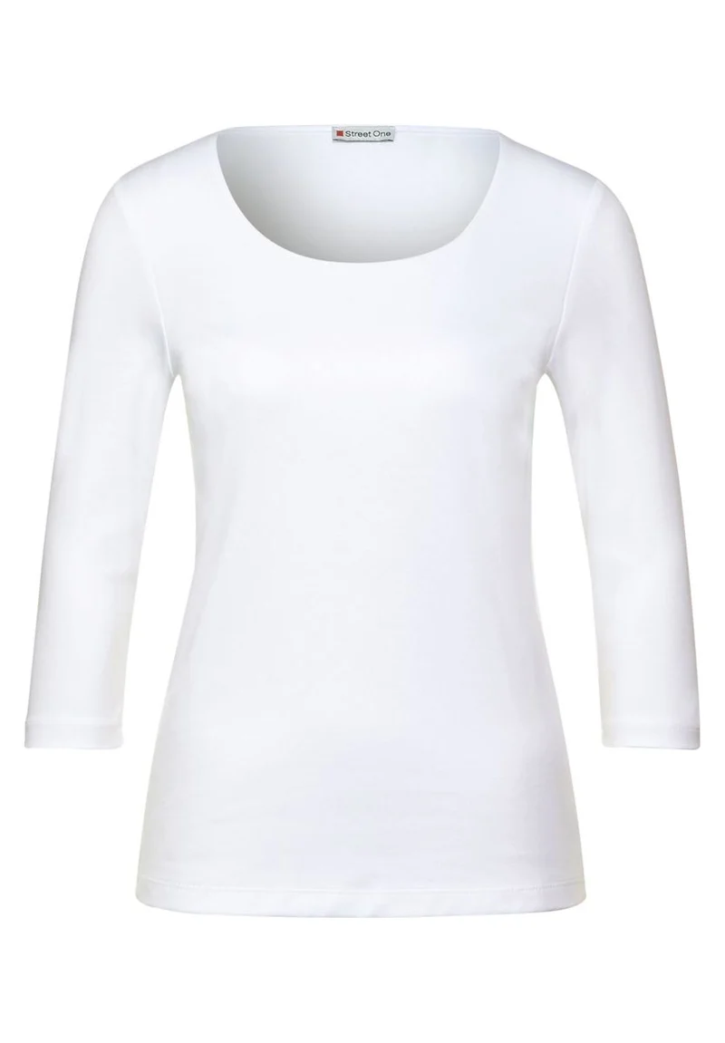 Shirt in Unifarbe