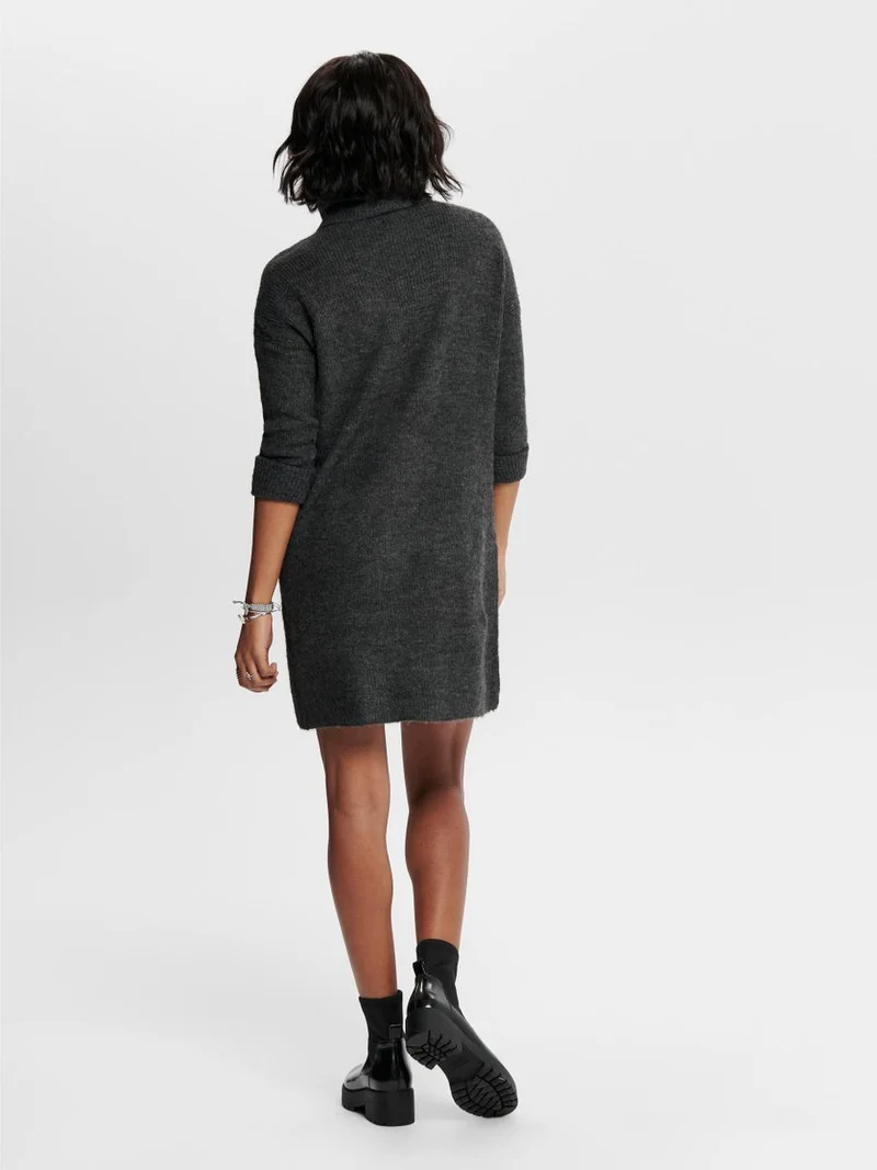 ONLJANA L/S COWLNCK DRESS WOOL KNT NOOS