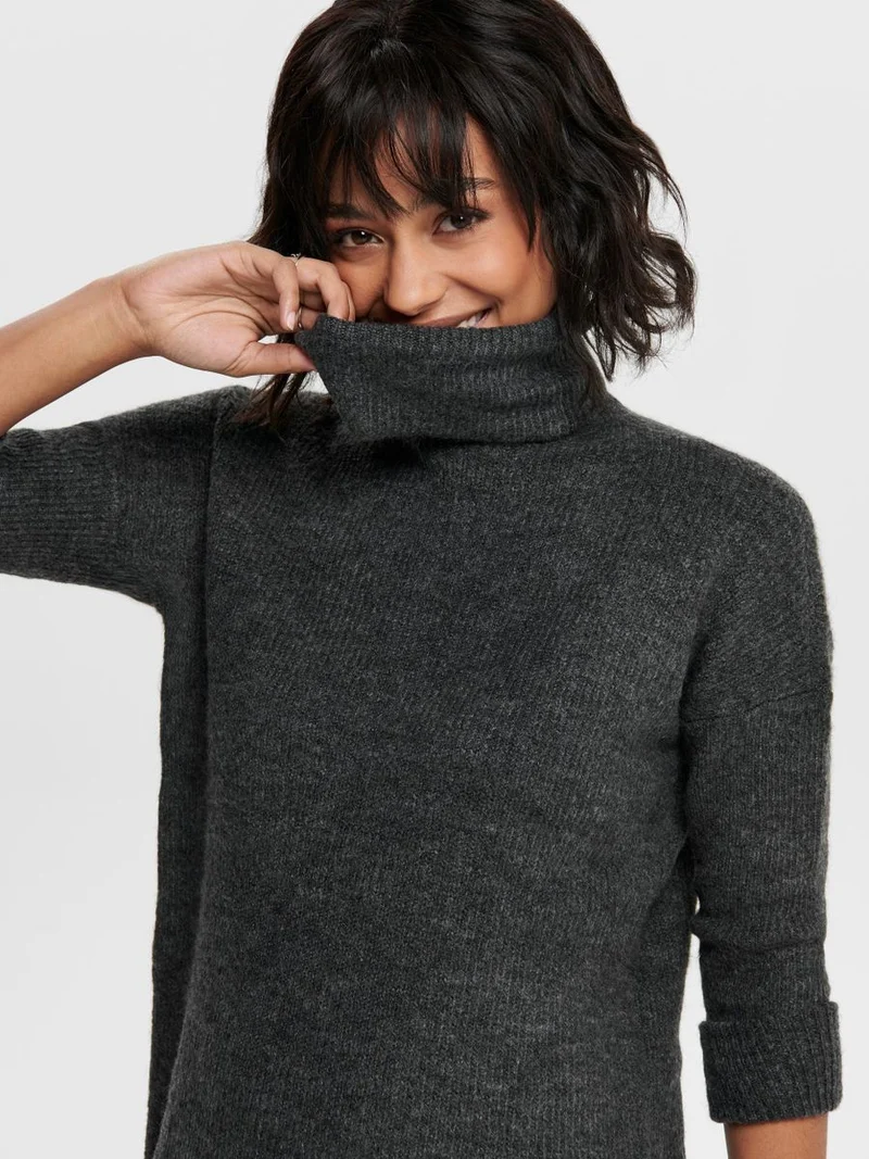 ONLJANA L/S COWLNCK DRESS WOOL KNT NOOS