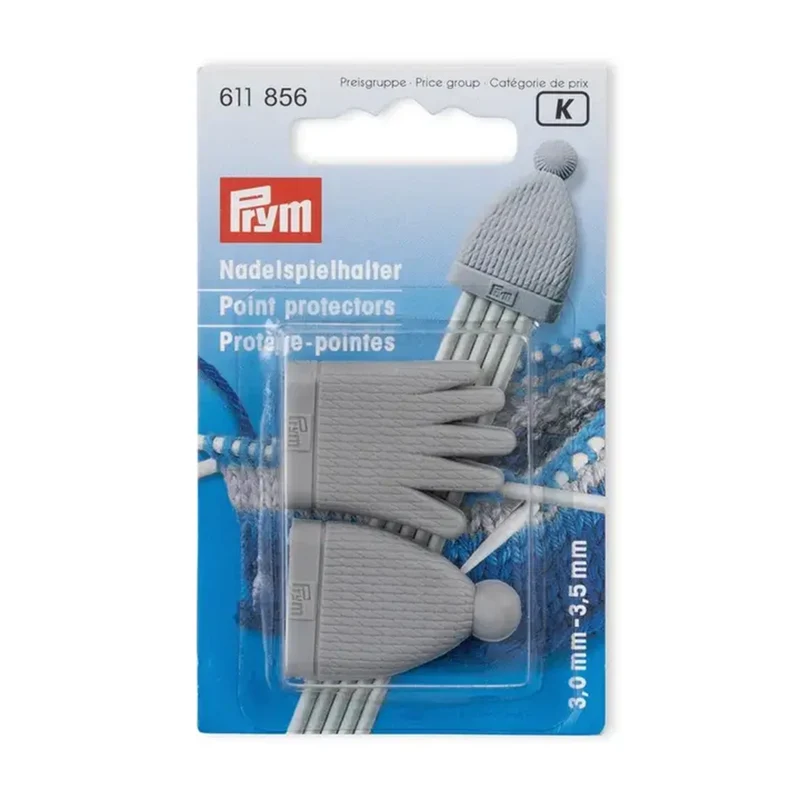 Prym Nadelschutzkappen für 3,0 – 3,5 mm, taubengrau