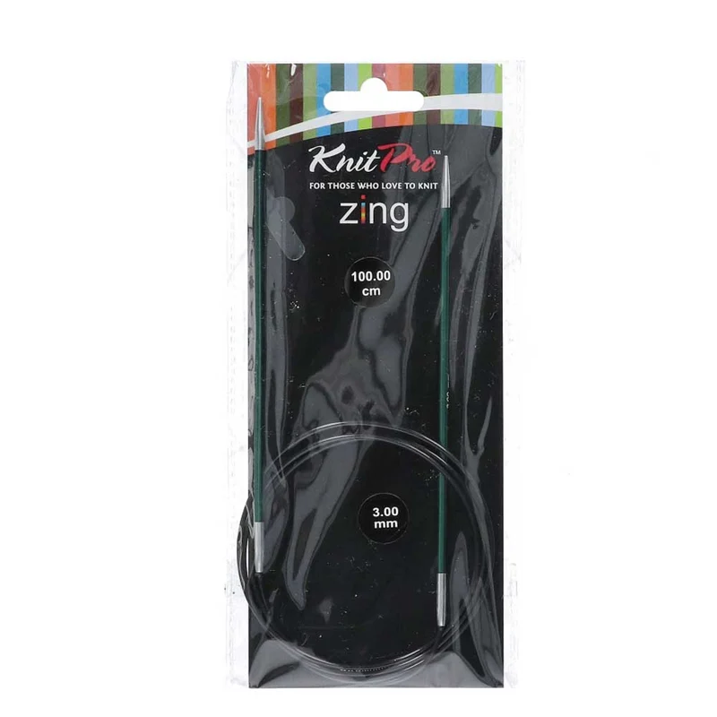 KnitPro Zing Rundstricknadeln 100 cm, 3,00 mm