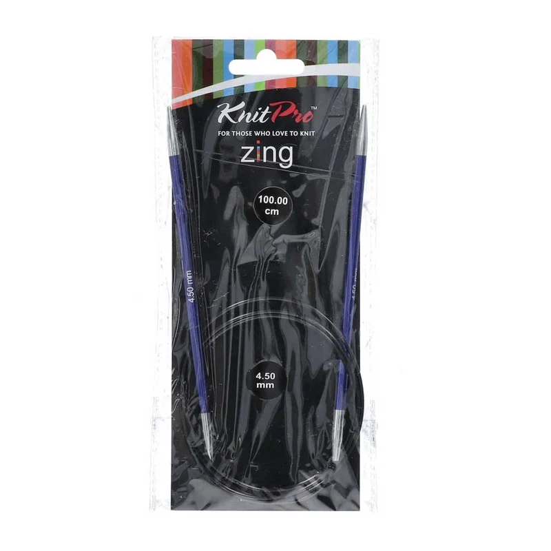 KnitPro Zing Rundstricknadeln 100 cm, 4,50 mm