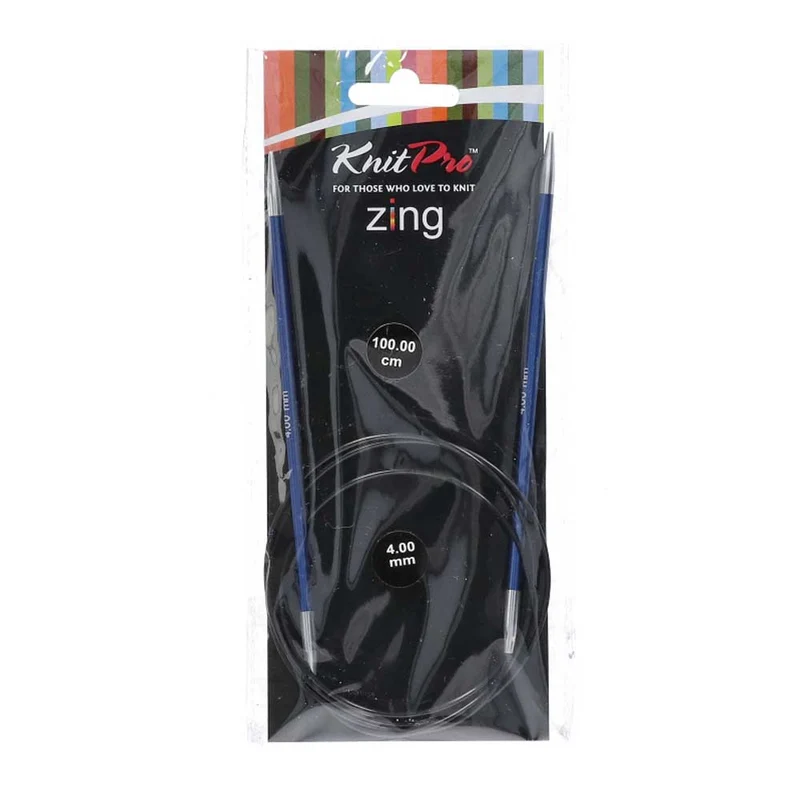 KnitPro Zing Rundstricknadeln 100 cm, 4,00 mm