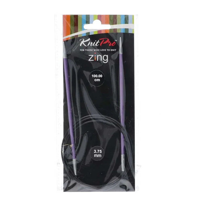 KnitPro Zing Rundstricknadeln 100 cm, 3,75 mm