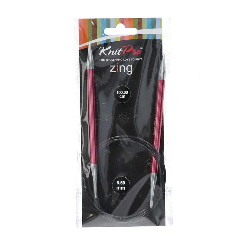 KnitPro Zing Rundstricknadeln 100 cm, 6,50 mm