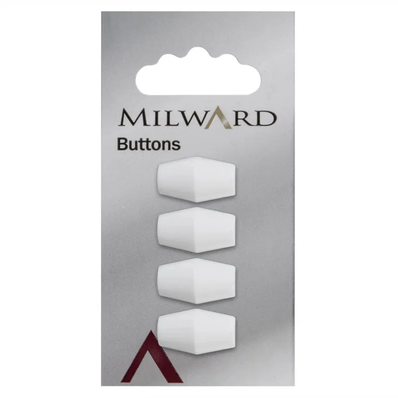 Milward Längsknopf 19 mm (4 Stück)